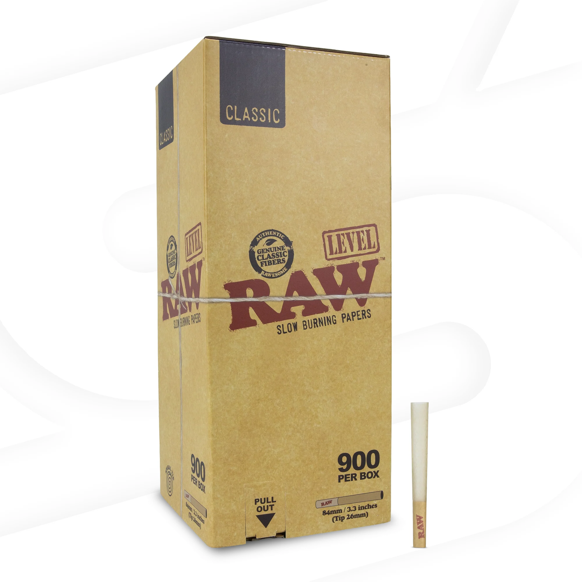 RAW Classic Level Cones | Bulk Box| 900 Cones