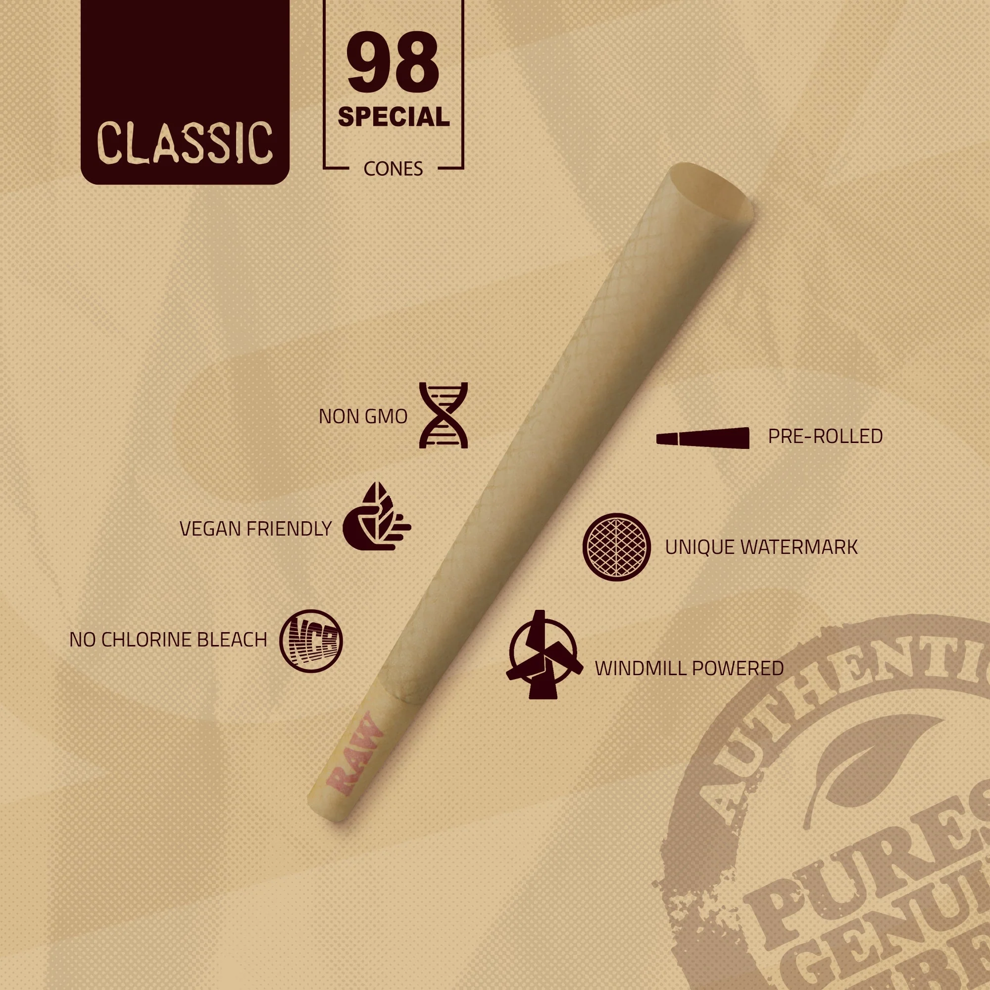 RAW Cones 98 Special Classic Slow Burning - Image 5