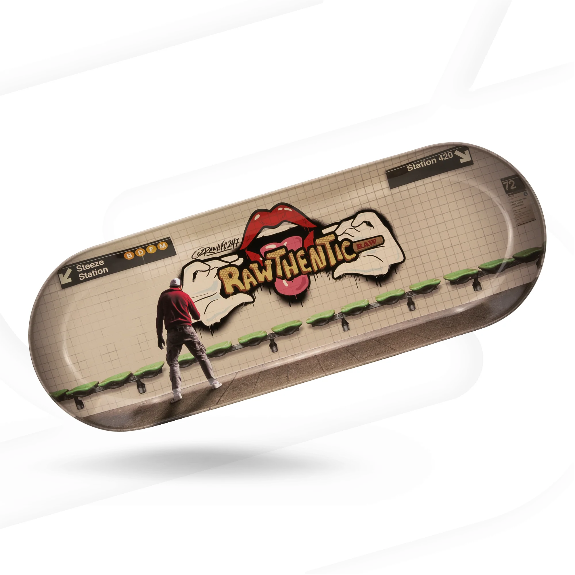 RAW Graffiti 2 Skate Rolling Tray