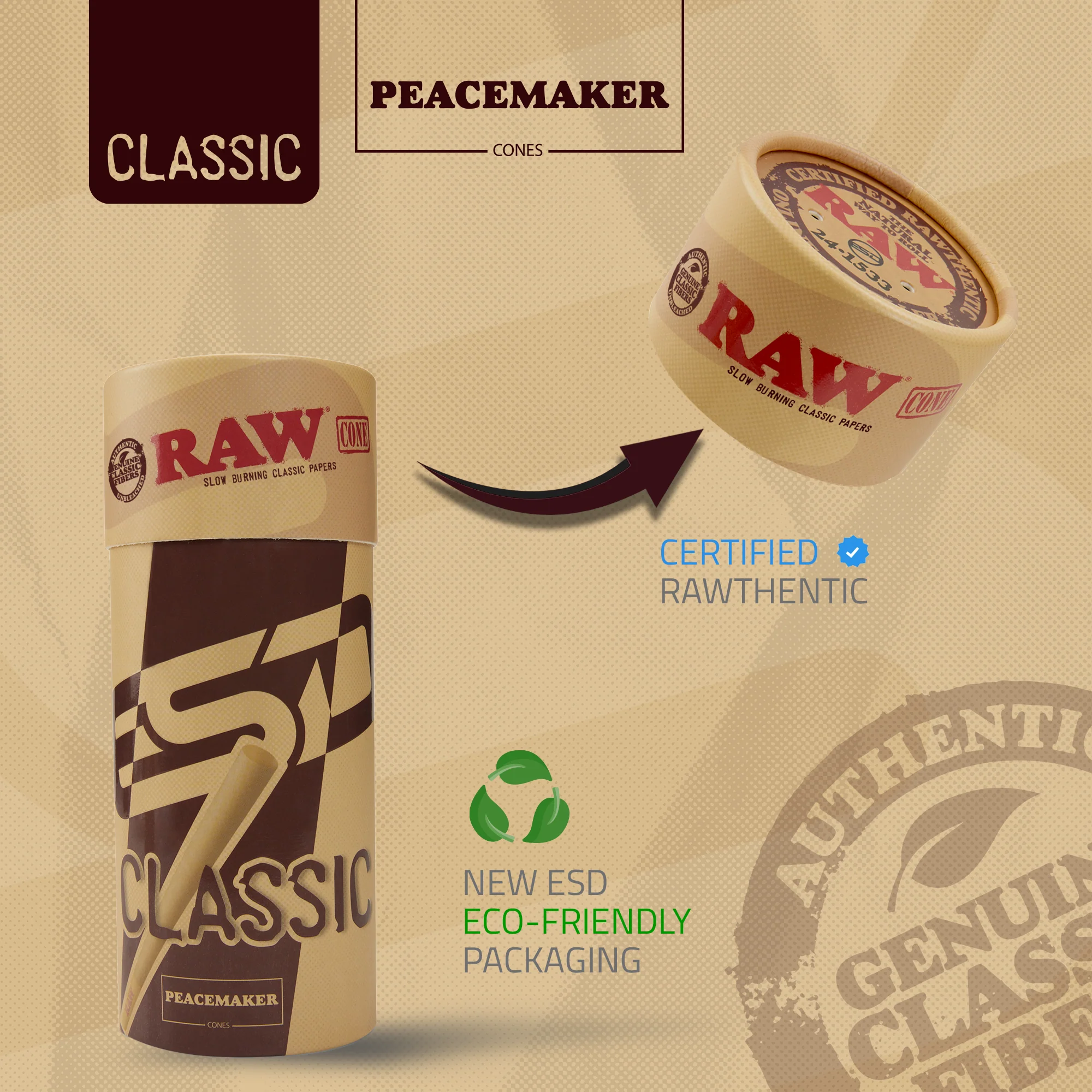 RAW Peacemaker Cones Classic | Larger than King Size - Image 4