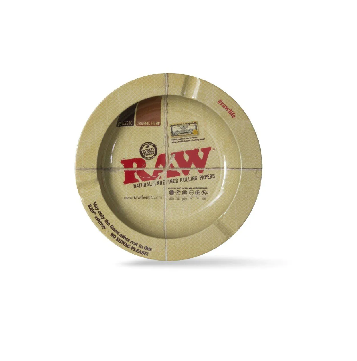 RAW Round Metal Ashtray